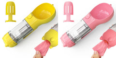 3 In 1 Portable Pet Feeder Water Bottle - FittyPets