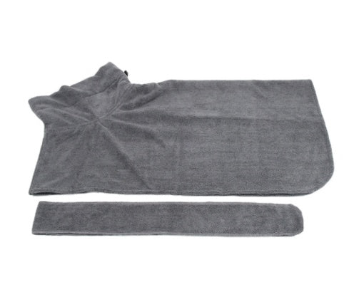 Absorbent Pet Bathrobe With Waist-wrapped Microfiber - FittyPets
