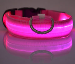 Nylon LED Pet Dog Luminous Collar - FittyPets