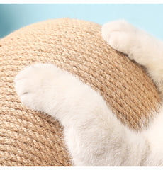Sisal Cat Catching Ball Toy - FittyPets