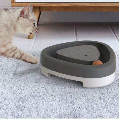 Pet Cat Self-hey Triangle Turntable Toy - FittyPets
