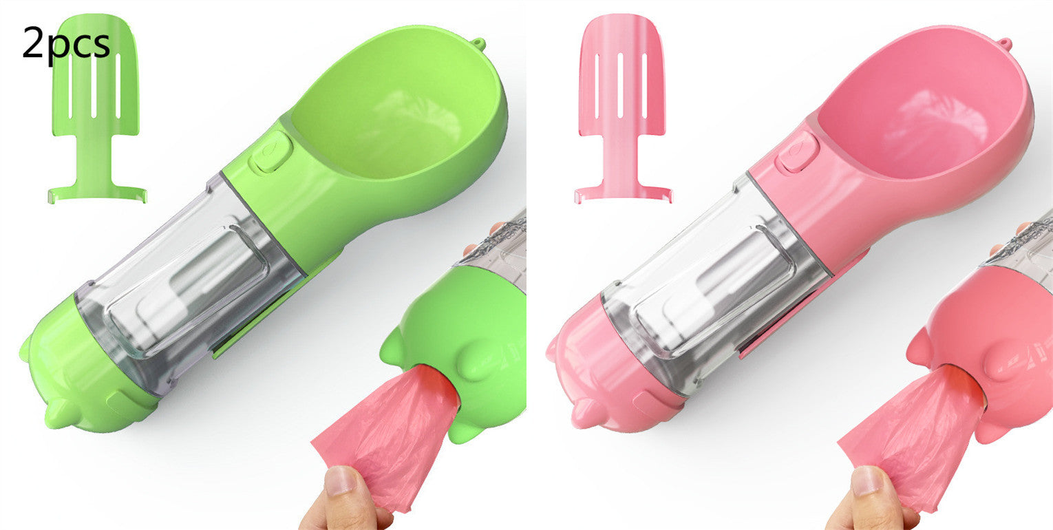 3 In 1 Portable Pet Feeder Water Bottle - FittyPets