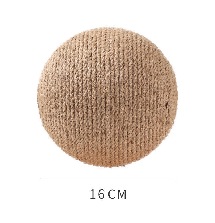 Sisal Cat Catching Ball Toy - FittyPets