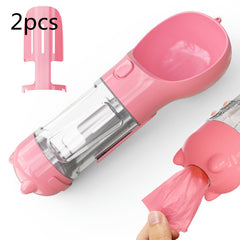 3 In 1 Portable Pet Feeder Water Bottle - FittyPets