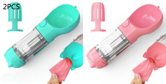 3 In 1 Portable Pet Feeder Water Bottle - FittyPets