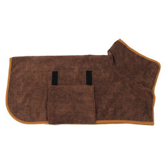 Absorbent Pet Bathrobe With Waist-wrapped Microfiber - FittyPets