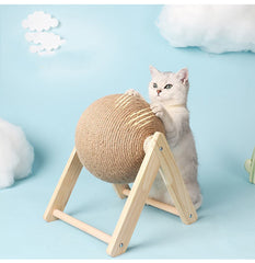 Sisal Cat Catching Ball Toy - FittyPets
