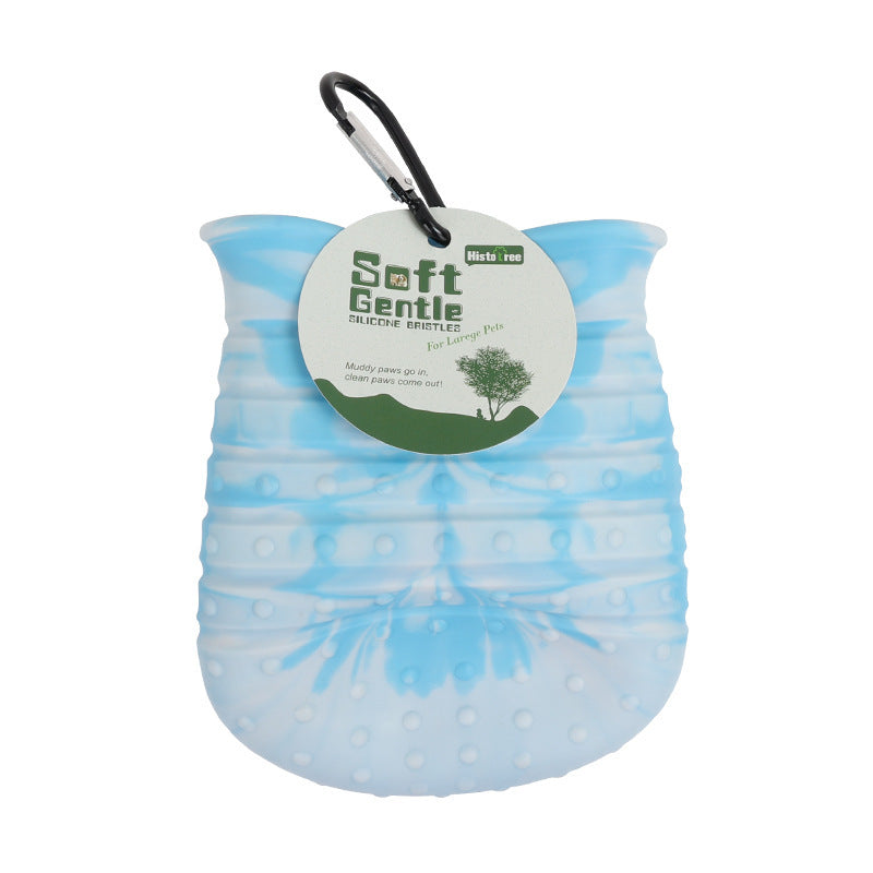 2 In 1 Dog Paw Cleaner Cup Brush - FittyPets