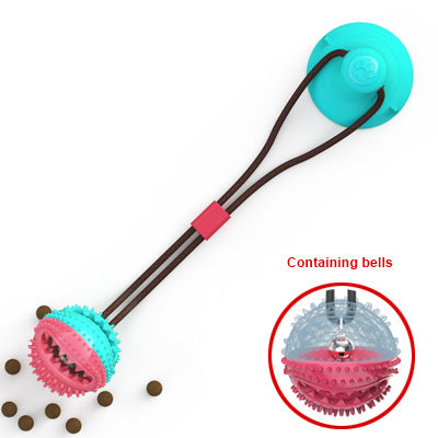 Silicon Suction Cup Tug Interactive Dog Ball - FittyPets
