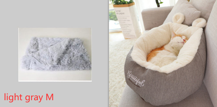 Pet Warming Soft Sleeping Bed - FittyPets