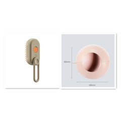 Pet Steam Brush Hair Removal Comb - FittyPets