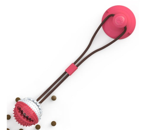 Silicon Suction Cup Tug Interactive Dog Ball - FittyPets