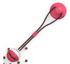 Silicon Suction Cup Tug Interactive Dog Ball - FittyPets