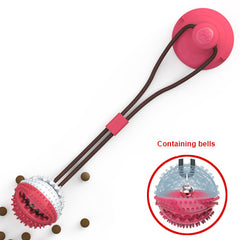 Silicon Suction Cup Tug Interactive Dog Ball - FittyPets