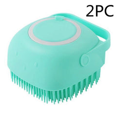 Silicone Dog Bath Massage Brush - FittyPets