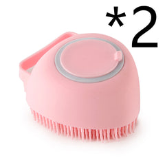 Silicone Dog Bath Massage Brush - FittyPets
