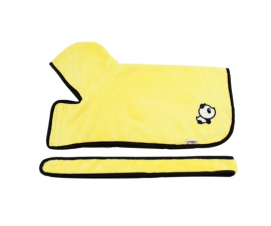 Absorbent Pet Bathrobe With Waist-wrapped Microfiber - FittyPets