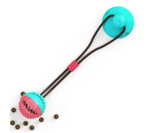 Silicon Suction Cup Tug Interactive Dog Ball - FittyPets
