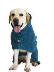 Absorbent Pet Bathrobe With Waist-wrapped Microfiber - FittyPets