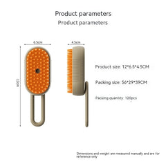 Pet Steam Brush Hair Removal Comb - FittyPets