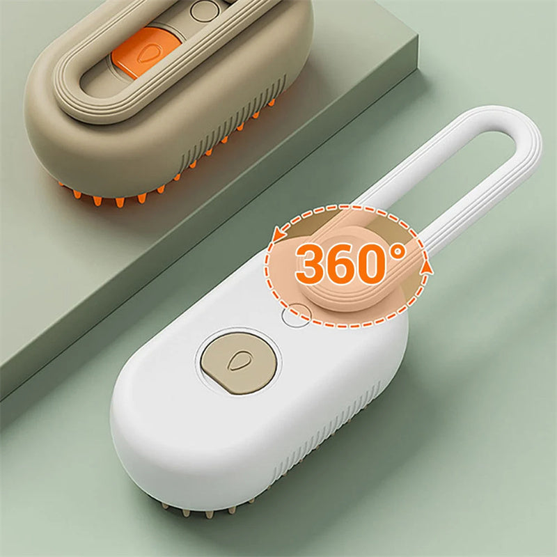 Pet Steam Brush Hair Removal Comb - FittyPets