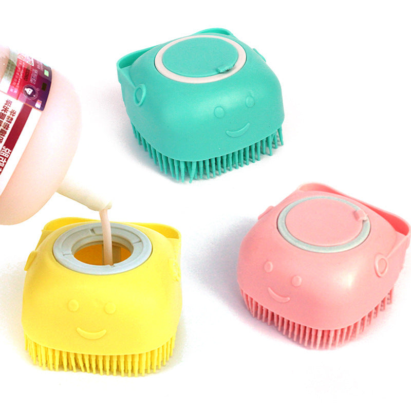 Silicone Dog Bath Massage Brush - FittyPets